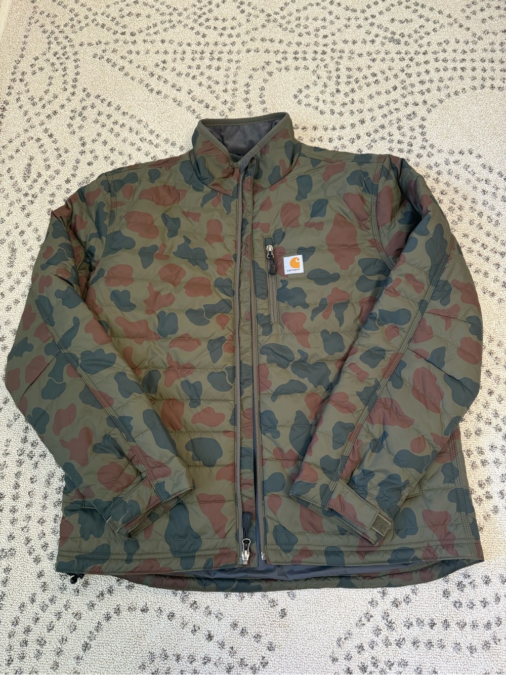NWOT Carhartt Men's Camo Quilted Puffer Jacket